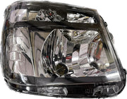 Intra black housing headlight