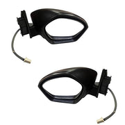 A pair of black door/side mirrors with OEM fitting for Tata Punch Motor, including indicators.