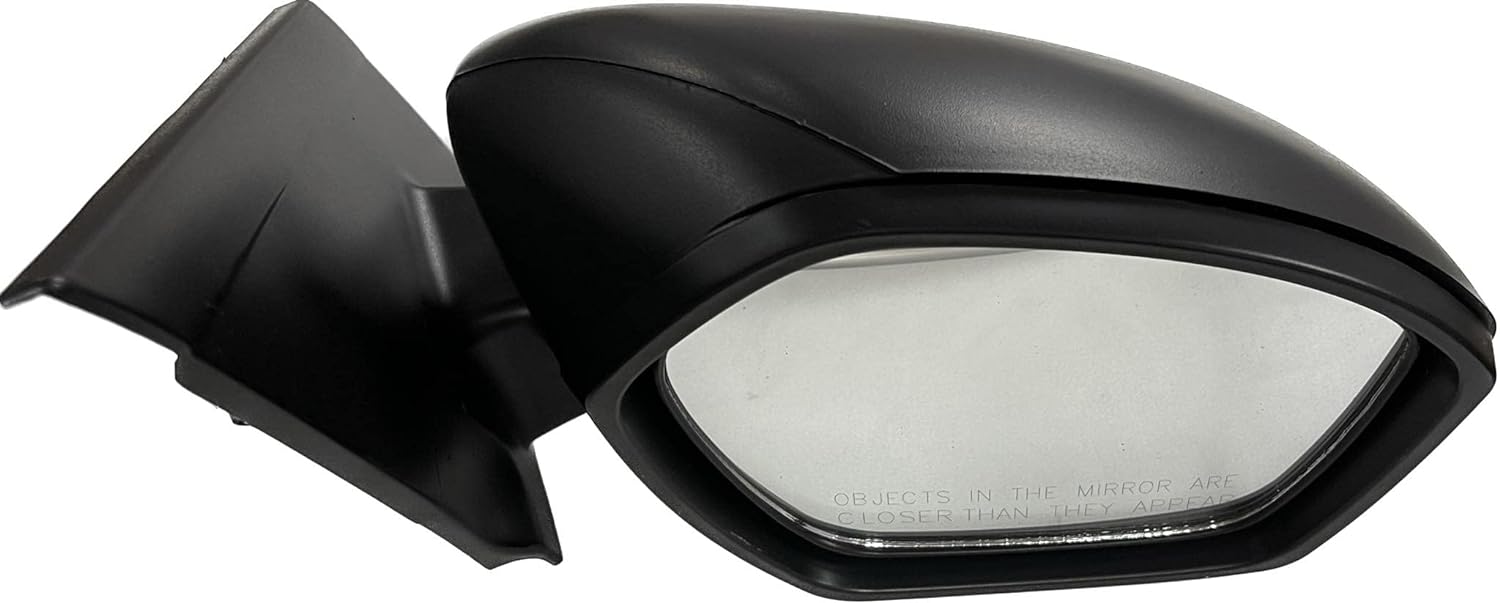 Black side door mirror for Tata Zest/Bolt with integrated turn signal indicator.