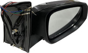 Black side rear view door mirror for Innova Crysta with indicator motor and wiring visible.