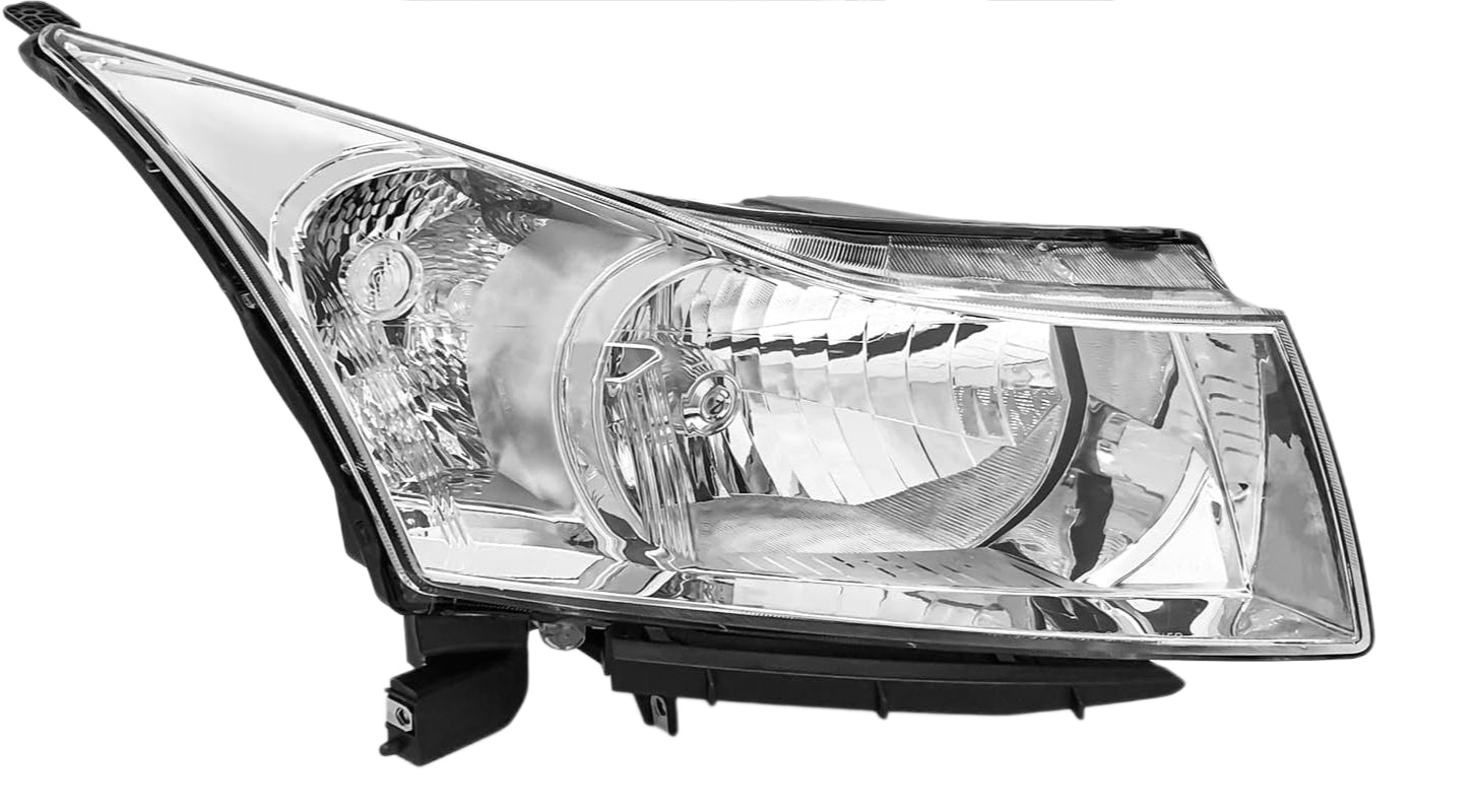 K D Headlight Assembly For Chevrolet Cruze White (2009-2013)