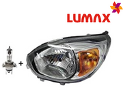 LUMAX Headlight Assembly For Maruti Suzuki Alto 800 Type 2  2016- Present (With Adjustable Motor) - Halogen