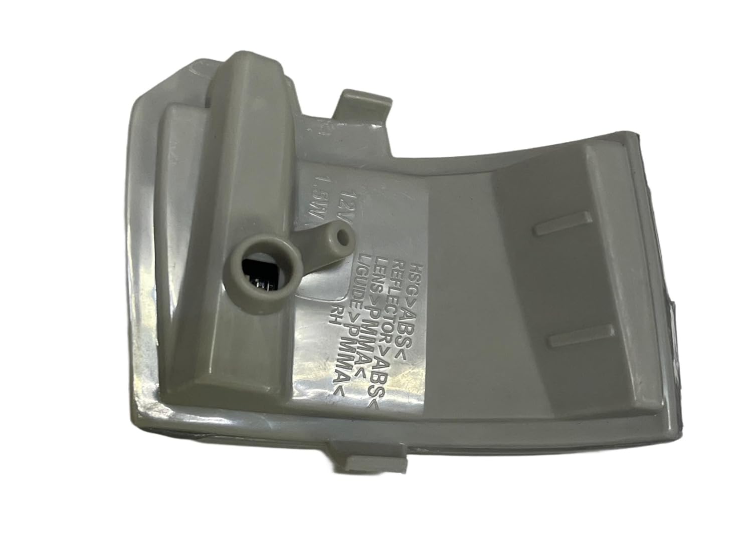 A K D brand side/door mirror indicator for Hyundai Venue, featuring a clear glass lens with a silver-colored frame.