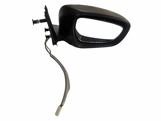 A pair of black motorized door/side mirrors for Maruti Wagonr with indicators, designed to be automatically folded.