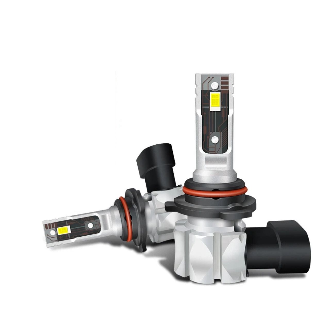 WHITE 9006 LED HEADLIGHT BULB (HIGH QUALITY) PAIR