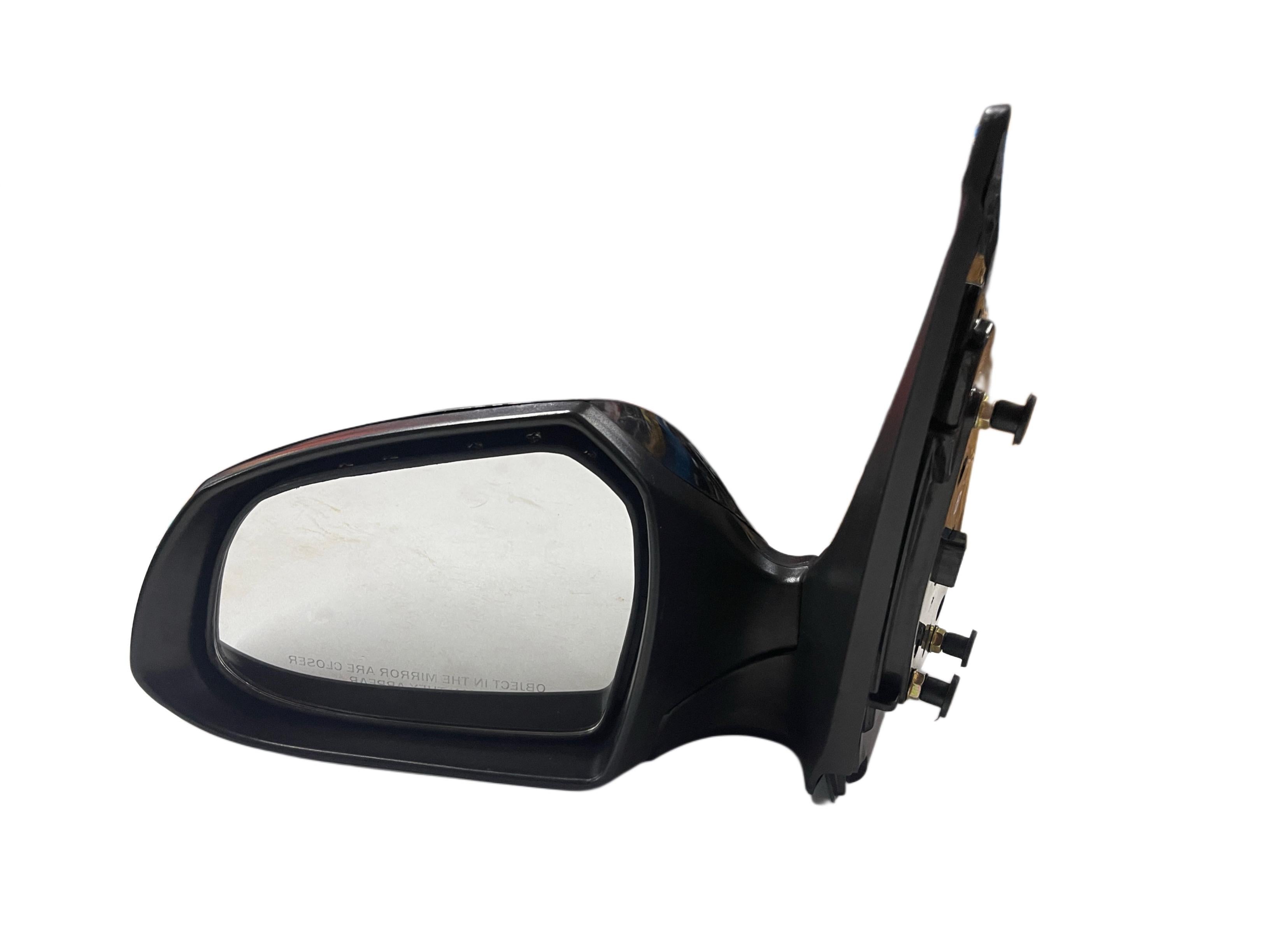 Pair of car side mirrors on a white background
