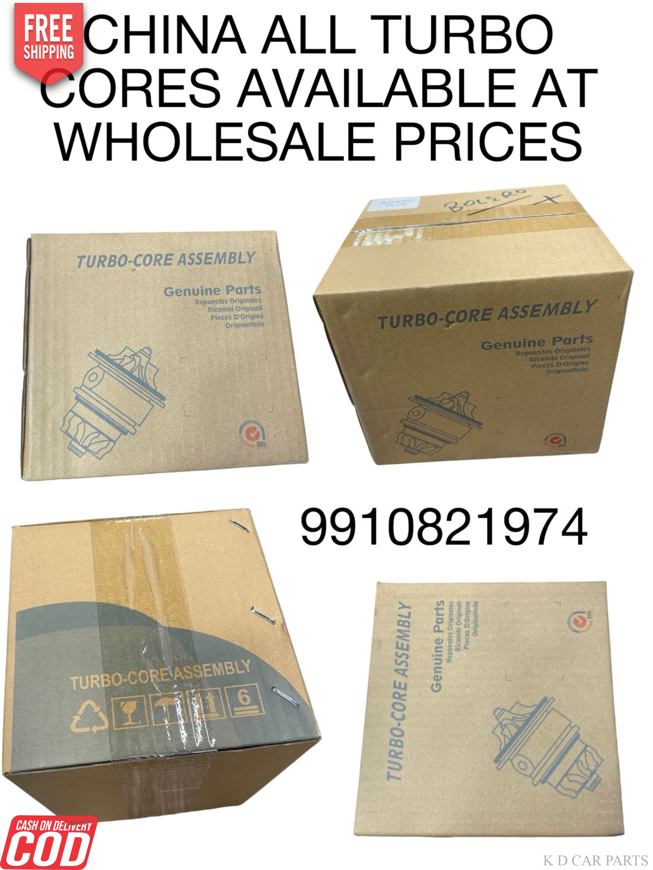 CHINA ALL TURBO CORES AVAILABLE AT WHOLESALE PRICES AVAILABLE 9910821974 TURBO CORE