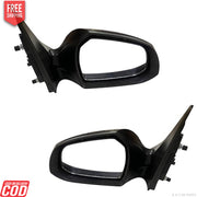 A pair of black motorised door mirrors for Hyundai Aura.