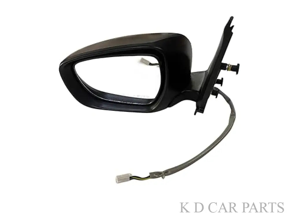 A pair of black door/side mirrors for Maruti Celerio 2022-Onwards, motorised with indicators.