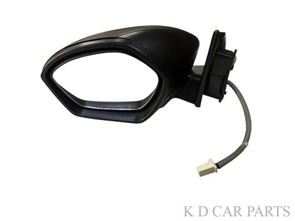 A pair of black door/side mirrors with OEM fitting for Tata Punch Motor, including indicators.