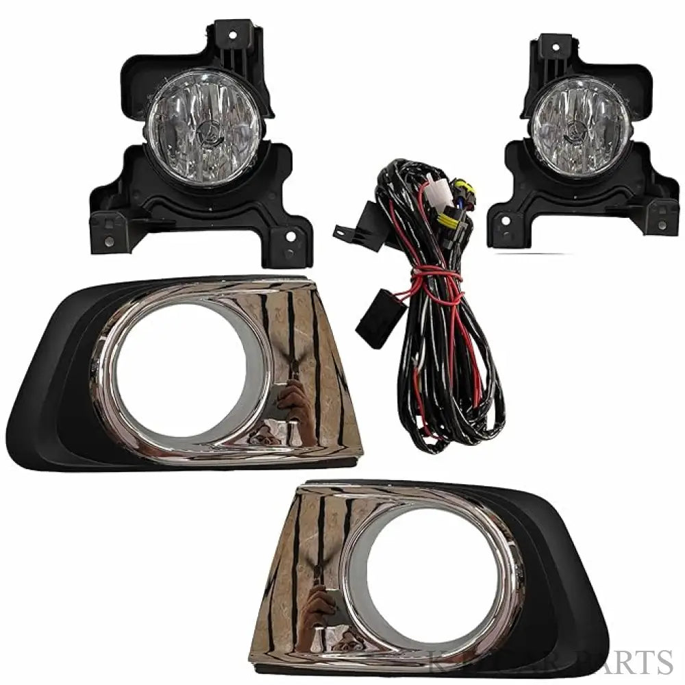 Fog Lamp set for Mahindra Scorpio Type 4 (Right & Left Sides) Complete Kit fog lamp