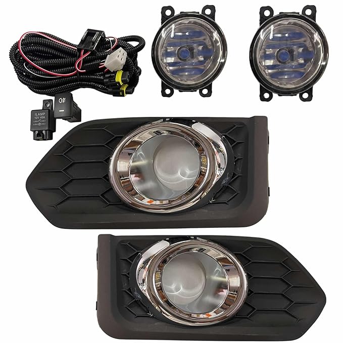 Fog Lamp set for Honda City Type 8 (2017-2019) Right & Left Sides (Complete Kit)