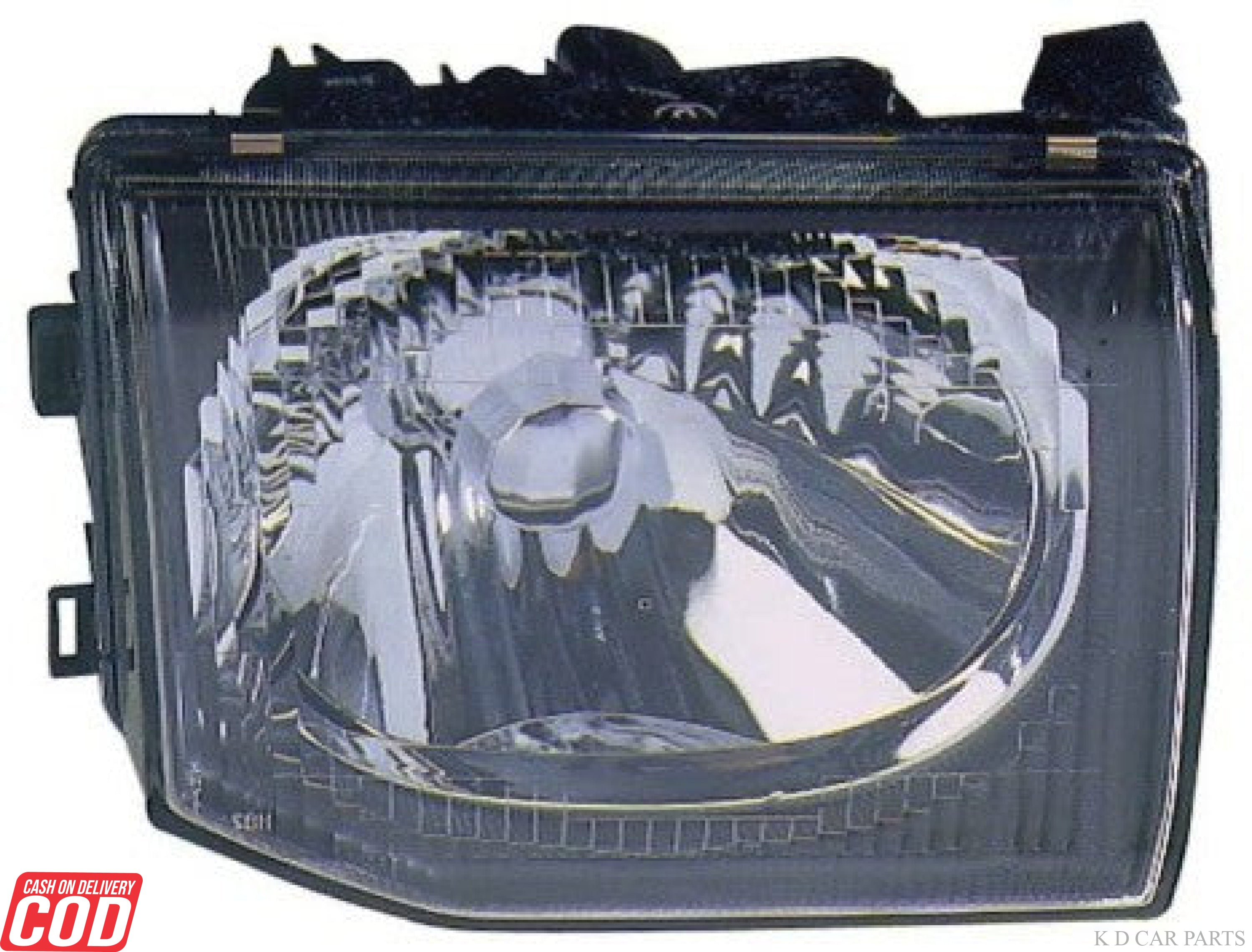 Mitsubishi Pajero Montero body parts, Pajero Montero V33 front lamp assembly, Mitsubishi Montero V33 black headlight, Pajero Montero V33 head light housing