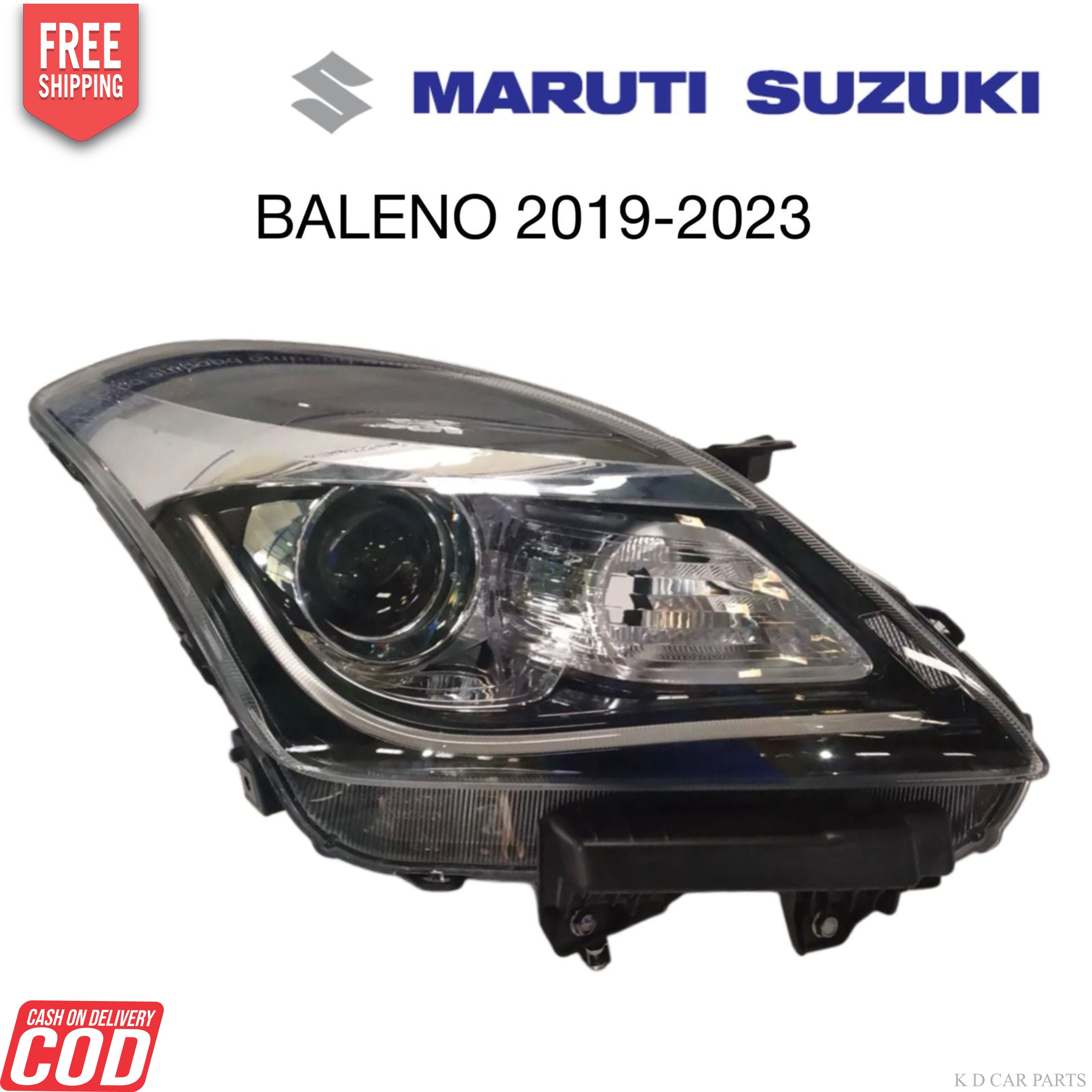 HEADLIGHT FOR MARUTI BALENO PROJECTOR 2019-2023 RIGHT HEADLIGHT