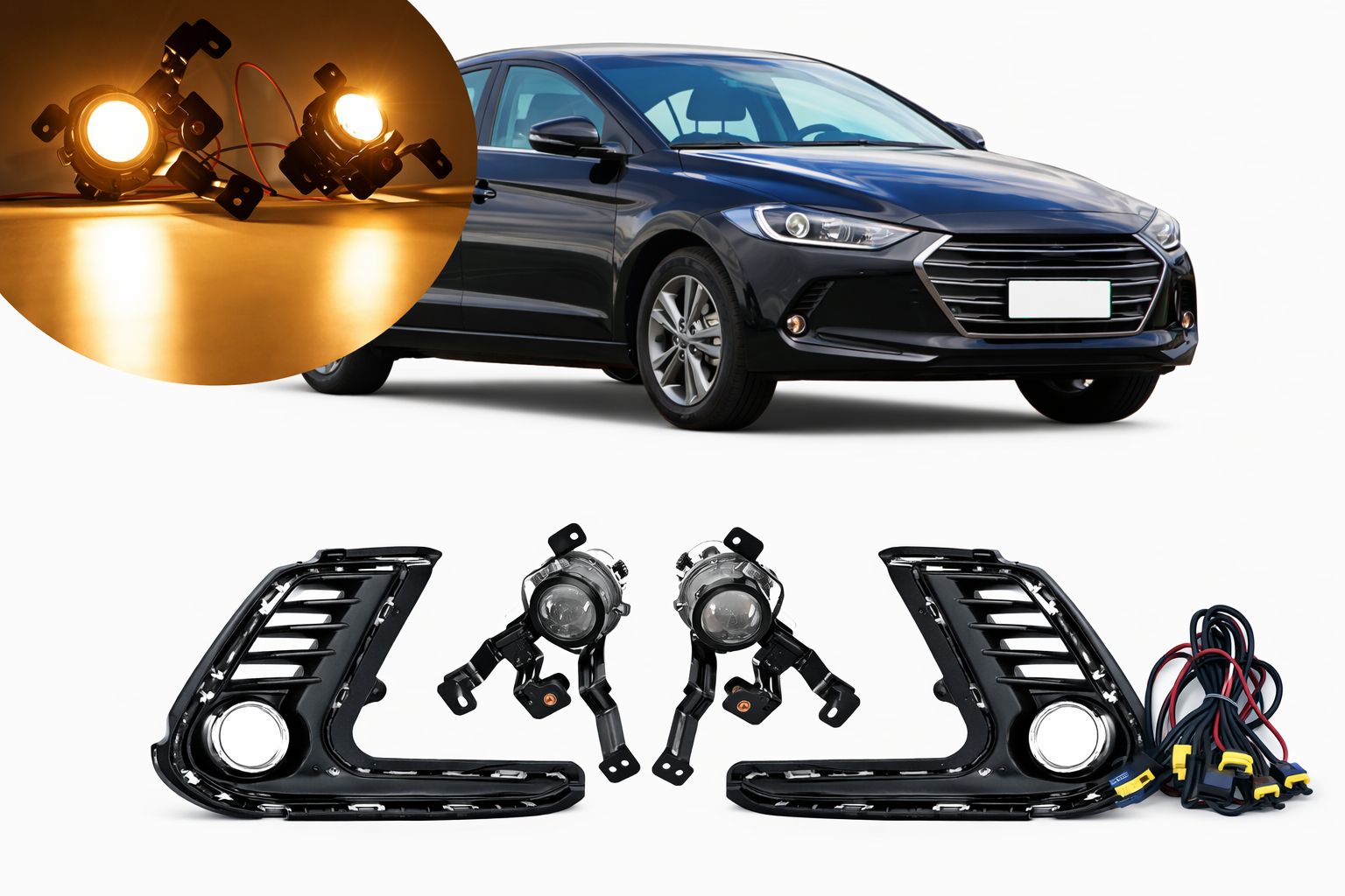 elantra 2017 fog light
