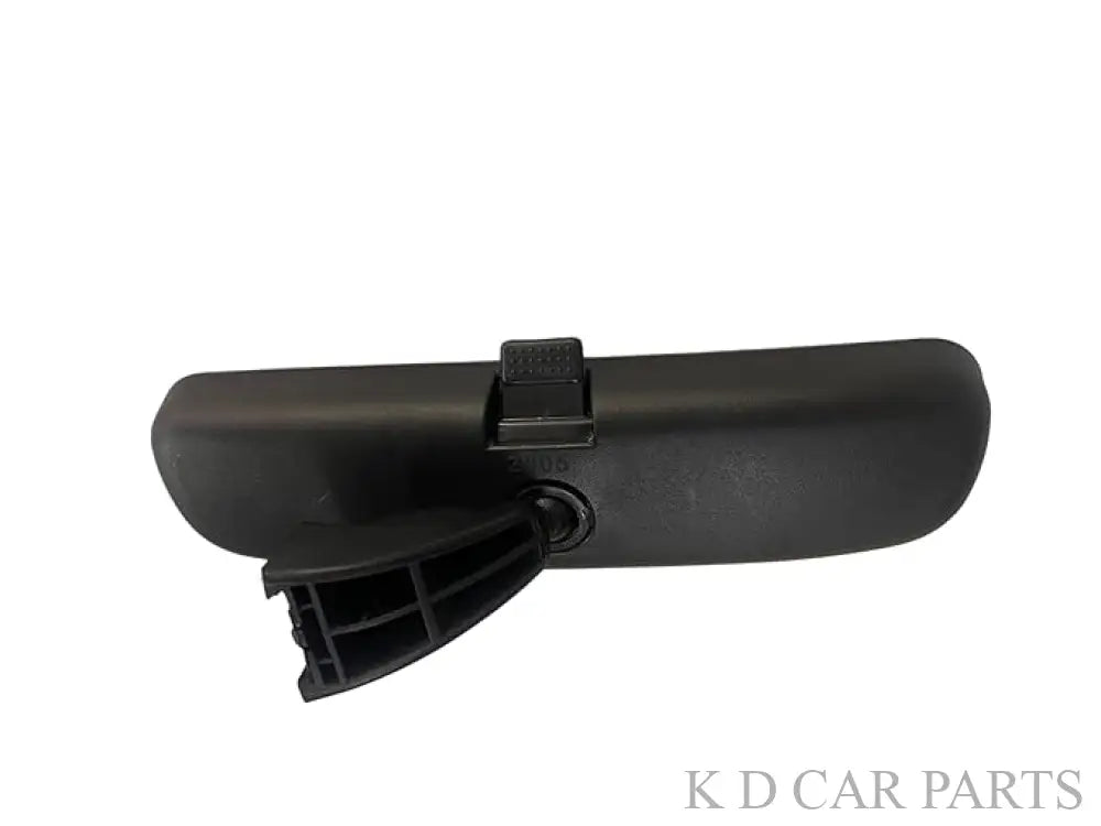 A black rear view mirror for vehicles such as Etios, Liva, and Cross with a visible mounting frame.