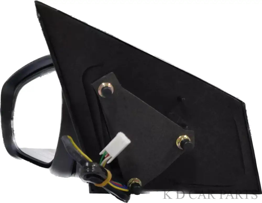 A black door mirror for a Maruti CIAZ motor vehicle, featuring a wiring harness.