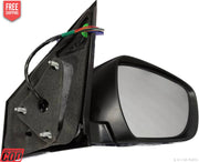 A black door mirror for a Maruti CIAZ motor vehicle, featuring a wiring harness.