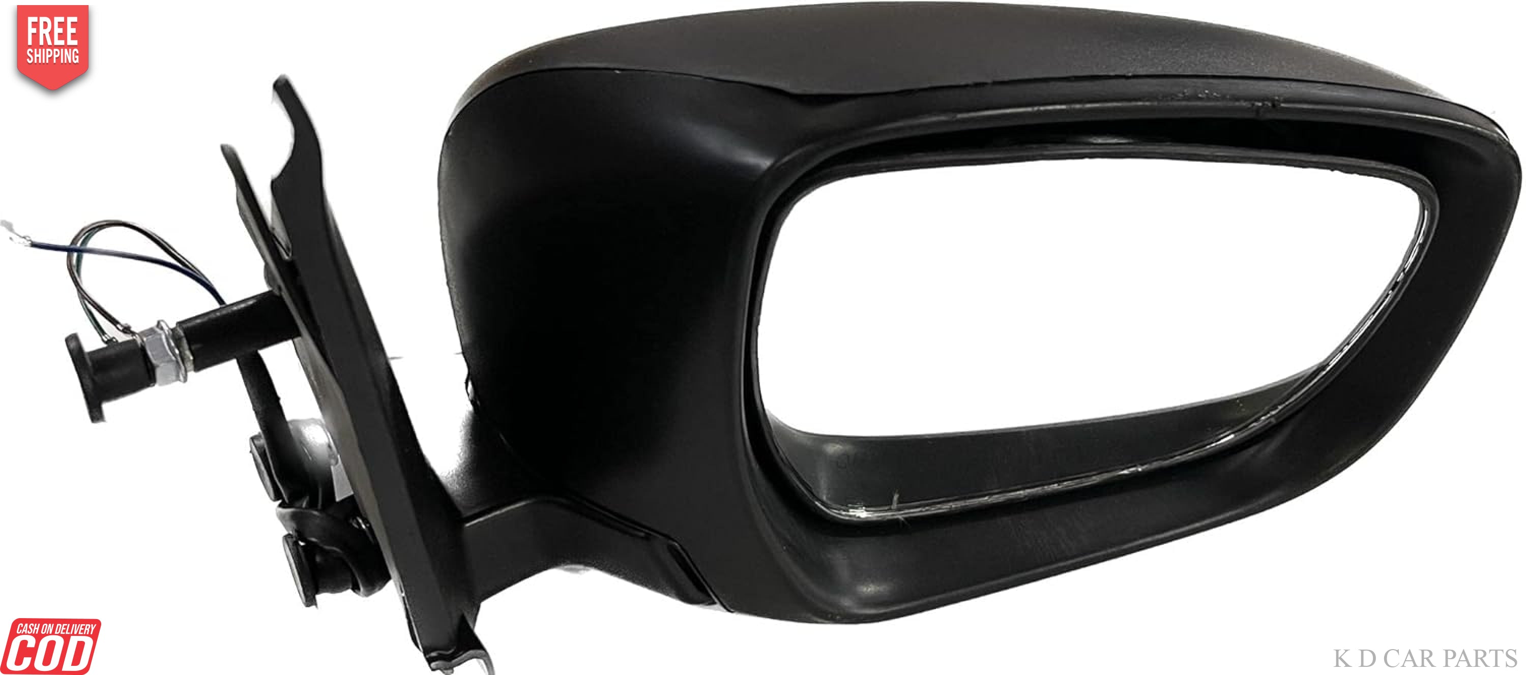 A black door mirror for a Maruti Wagonr 2019-onwards motor vehicle.