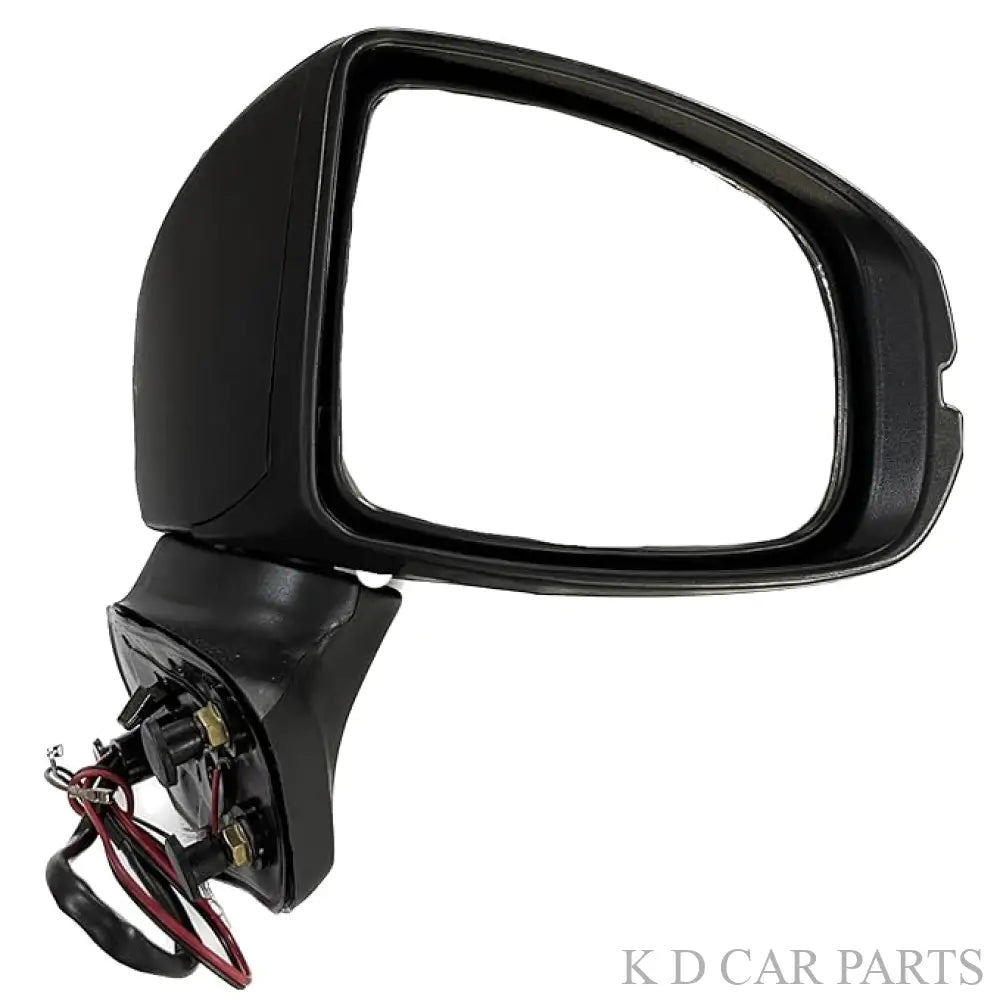 Car side mirror on a white background