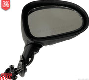 A black K D brand door/side mirror for a Chevrolet Spark.
