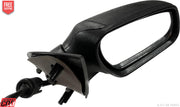 An adjustable door mirror for a Ford Fiesta, black in color, with visible mounting points and a hand-held control.