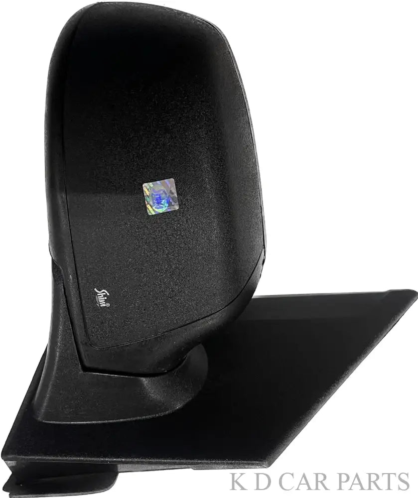 A black K D brand door mirror for a Ford Figo motor vehicle.