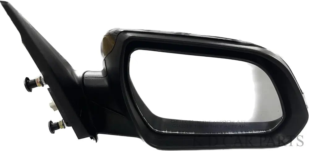 A black K D brand door side mirror for a Hyundai Creta vehicle, showing the mirror glass and the outer housing.