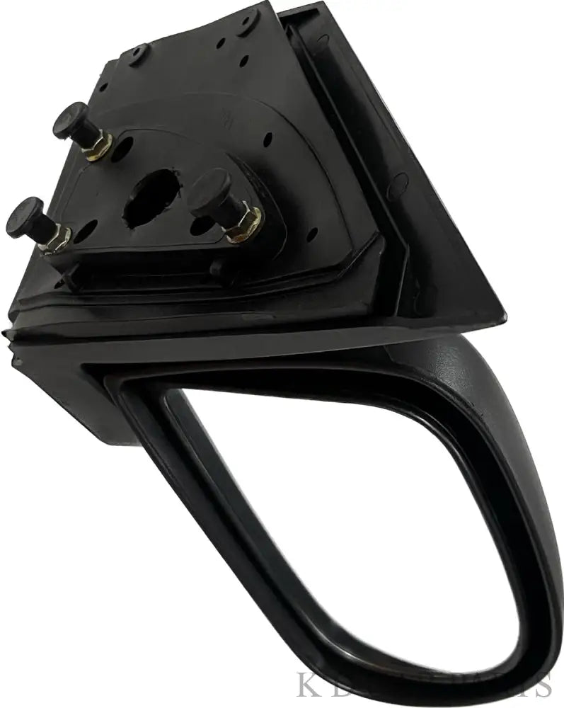 A black K D brand door mirror for a Hyundai Eon LX, showing a side mirror attached to a door mount.