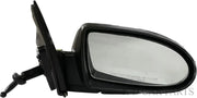 A black K D brand manual door/side mirror for a Hyundai Verna.