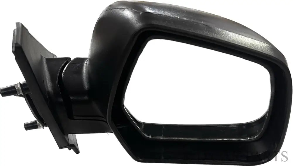 A black K D brand door mirror for a Mahindra KUV100 motor vehicle.