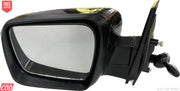 A black, shatter-resistant acrylic side mirror for Mahindra TUV 300 / BOLERO NEO Manual, with a visible mounting type and reflective surface.