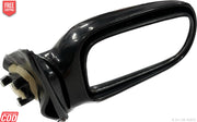 A black K D brand door mirror for a Maruti Esteem LX vehicle.