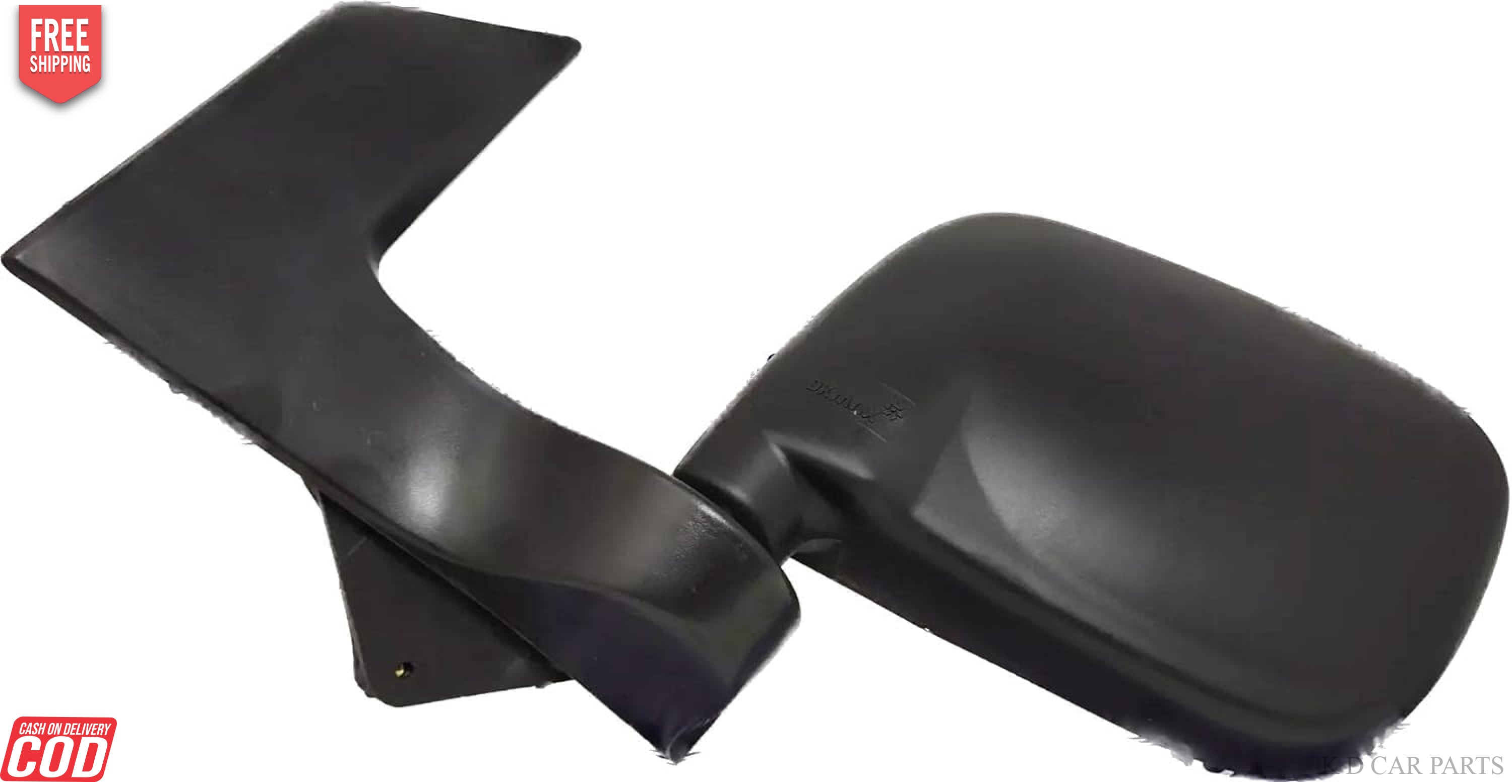 A black K D brand door mirror for a Maruti Wagonr 2010-2018 with mounting points visible.