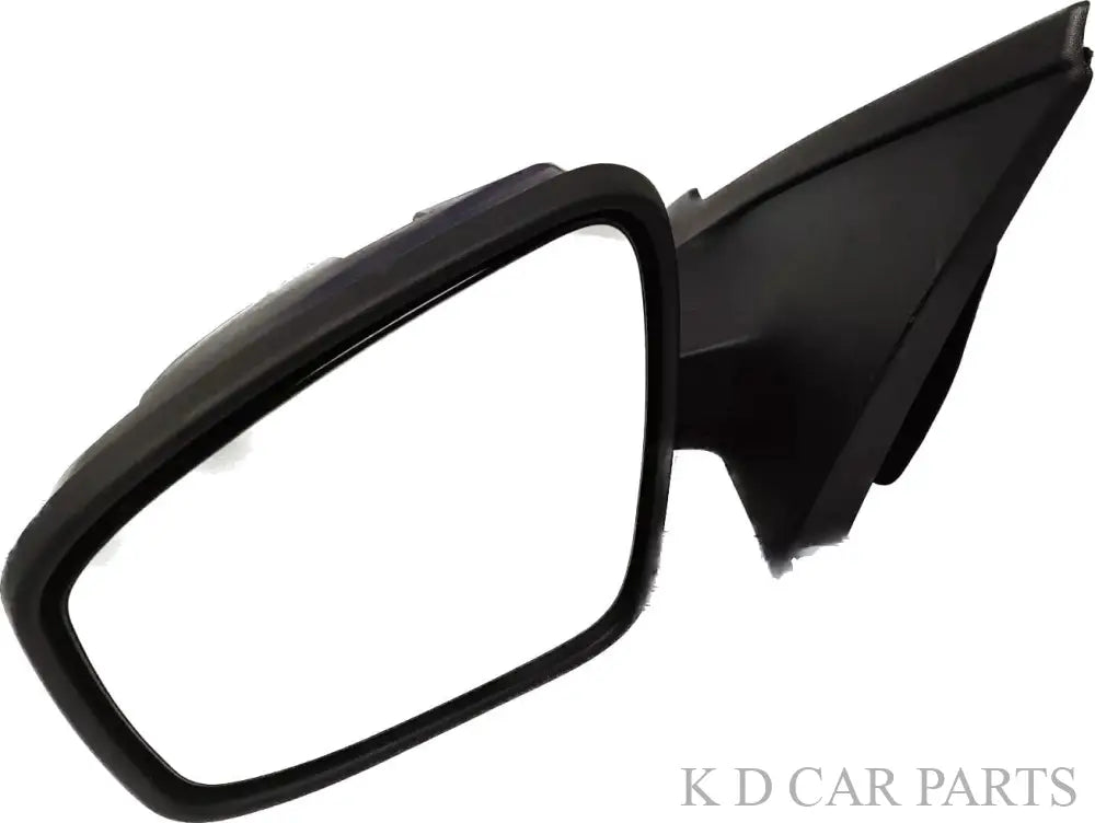 A black K D brand door mirror for a Renault KWID Ordinary 2015-2019 vehicle.