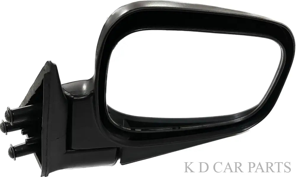 A black K D brand door side mirror for a Tata Sumo Victa vehicle.
