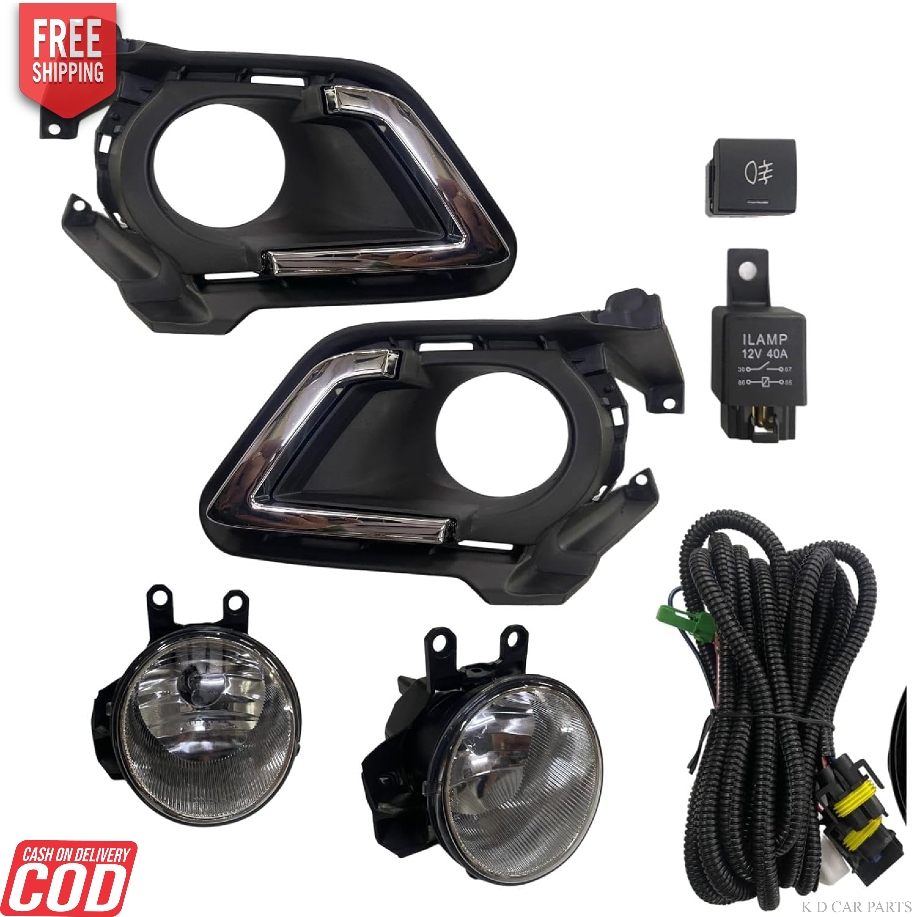 Crysta car fog lamp set