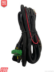 K D Fog Lamp Set for Honda Accord 2008-2011 Halogen Yellow with Wiring fog lamp