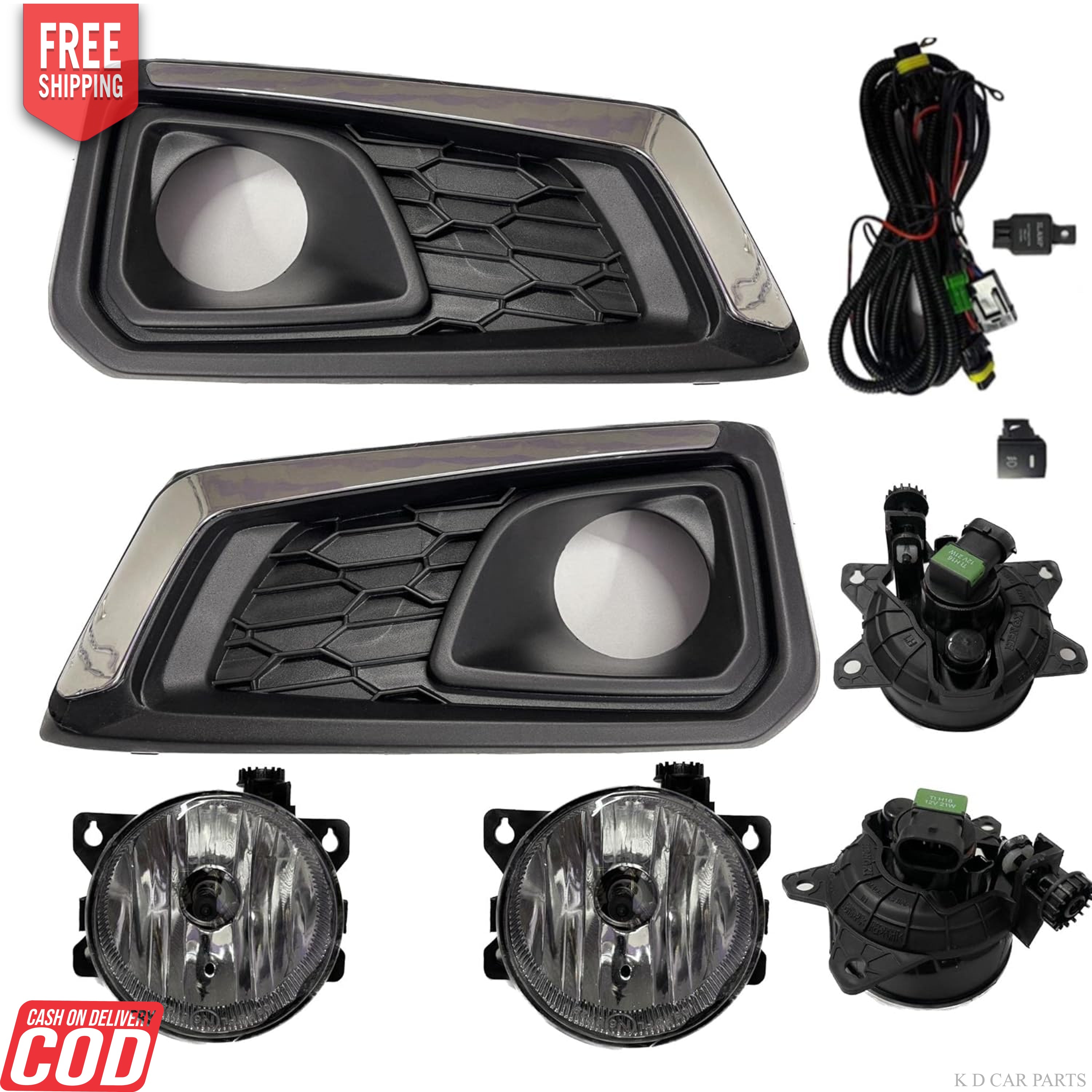 Honda Amaze fog lamp assembly