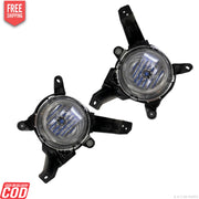 K D Fog Lamp Set For I 10 GRAND TYPE 2 WITH DRL INDICATOR COVERS WIRING & SWITCH (2016-2019) fog lamp
