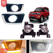 Mahindra Scorpio fog lamp with DRL