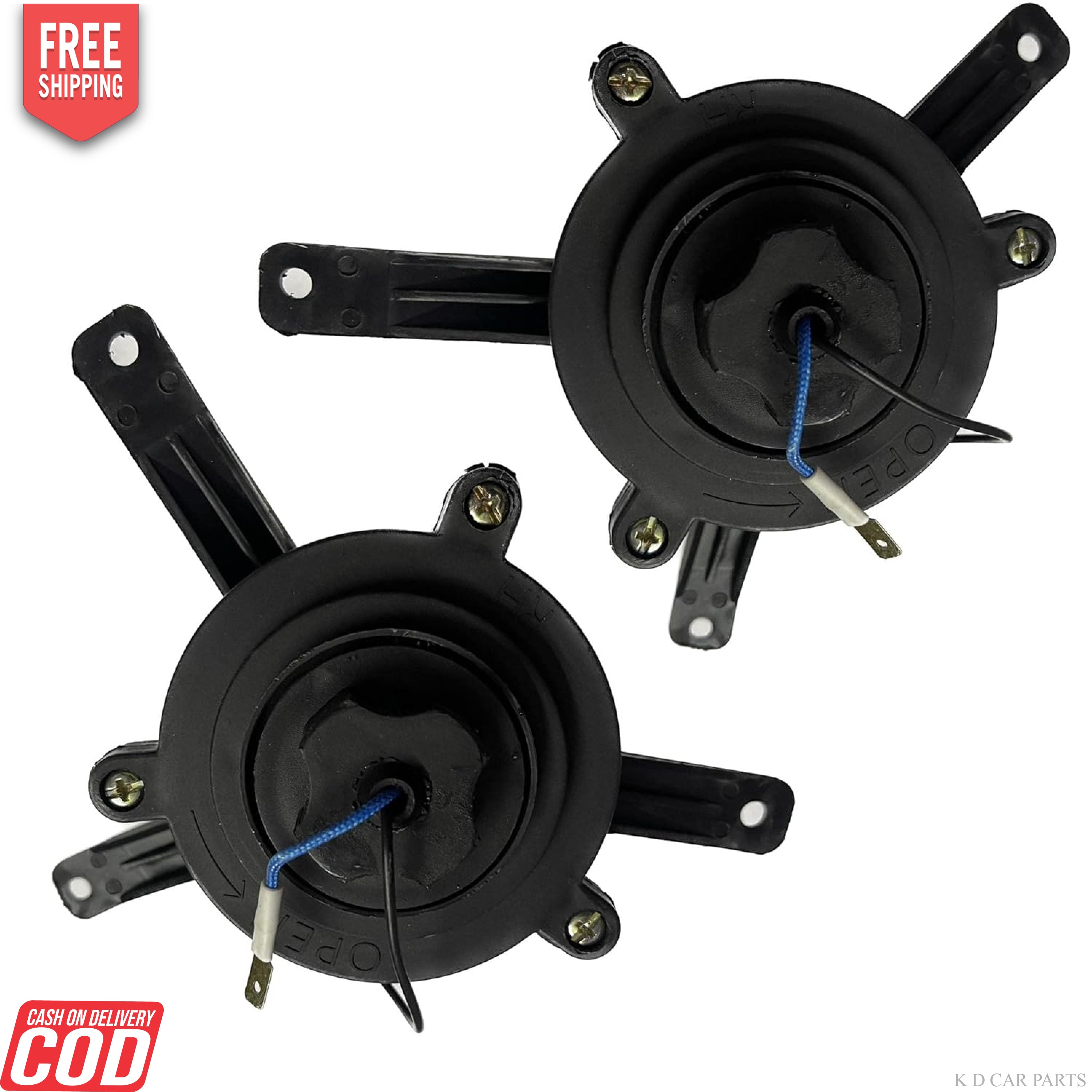 K D Fog Lamp set For Tata Indica VISTA 2008-2015/ MANZA 2009-2015 (Pair) With Bulb fog lamp