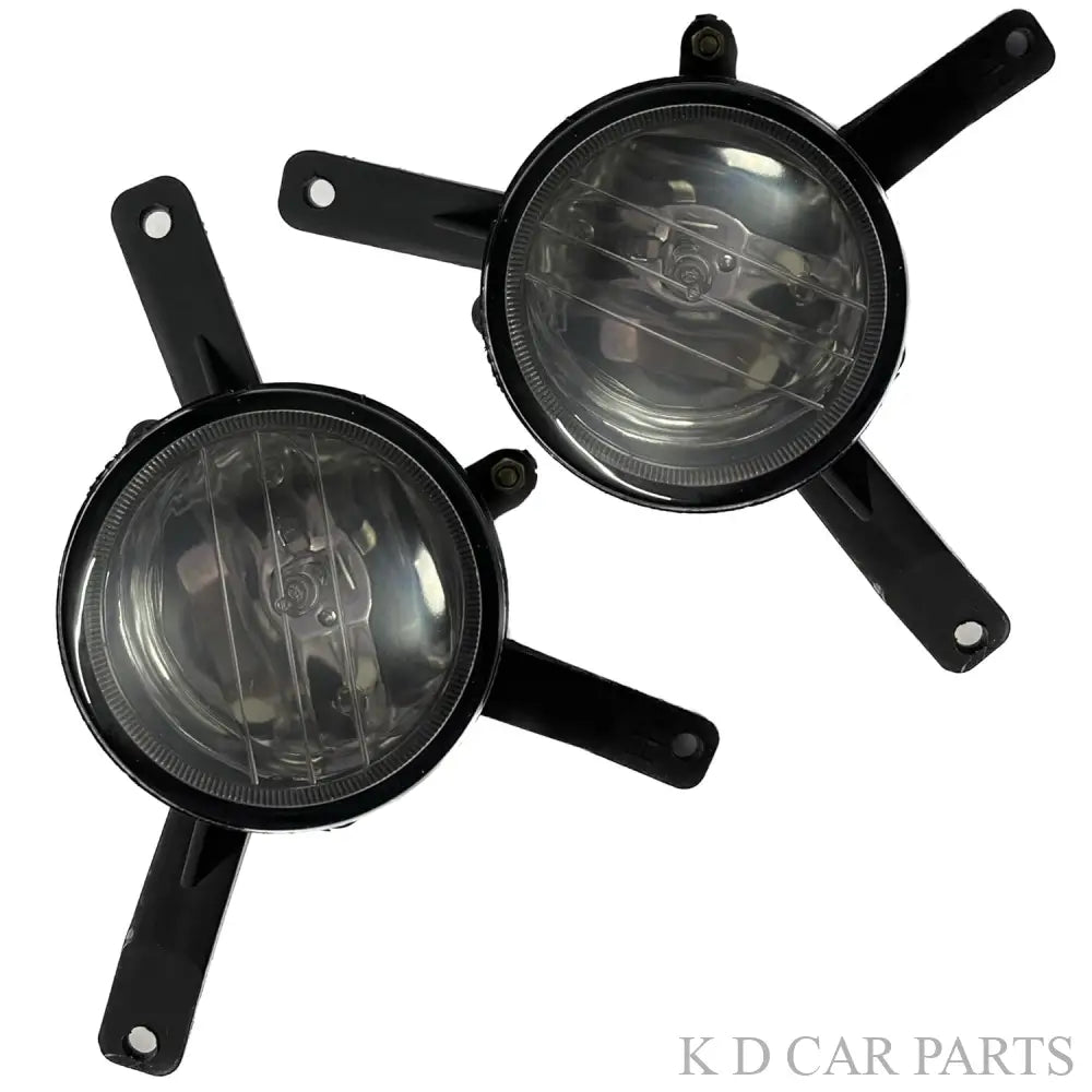K D Fog Lamp set For Tata Indica VISTA 2008-2015/ MANZA 2009-2015 (Pair) With Bulb fog lamp