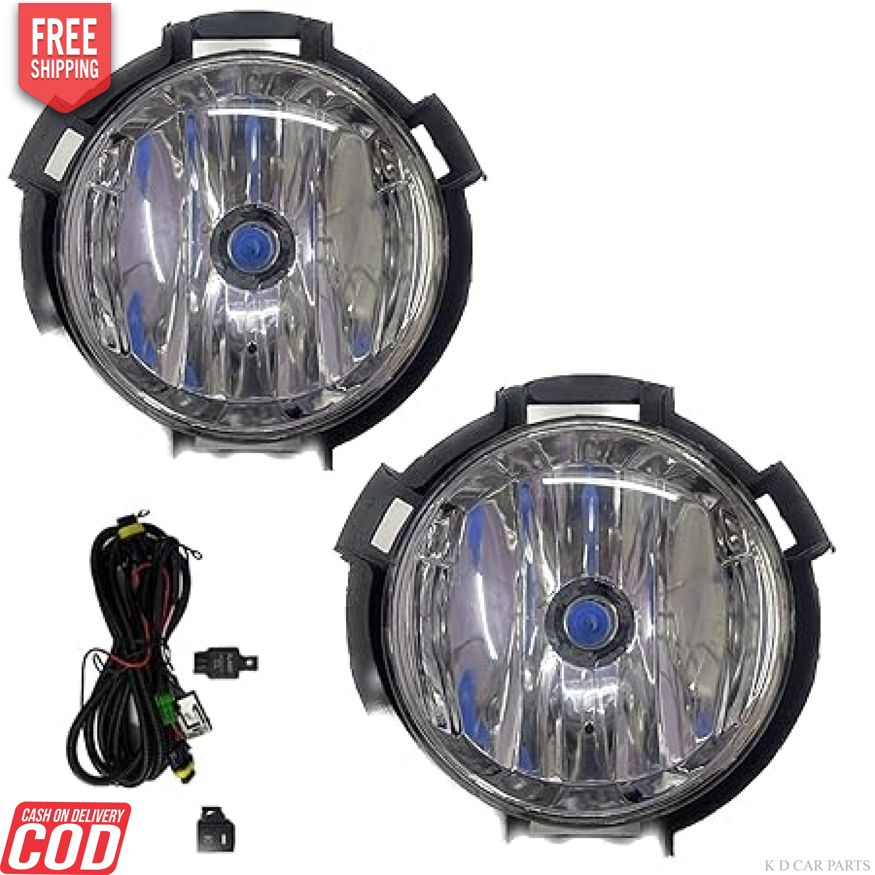 Punch fog lamp pair