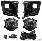 K D Fog Lamp Set For Toyota Glanza Kit With Bulb Wiring Relay & Switch (Pair)2023-NOW Model fog lamp