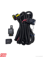 K D FOG LAMP WIRING KIT WITH SWITCH & RELAY Switch T2 CAR FOG LAMP LIGHT