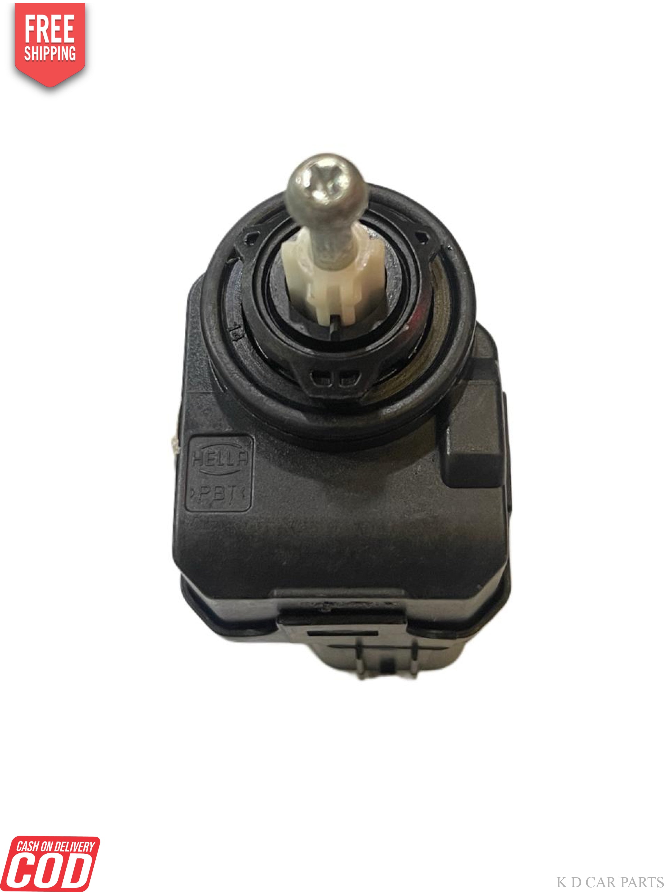 Mechanical component with a measuring tape for scale on a white background