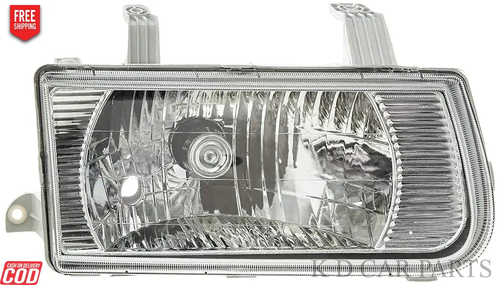 Headlight assembly for Chevrolet Tavera Type 1, designed for 55/60W bulb, without adjustable motor.