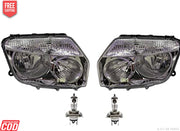 Renault Duster white headlamp