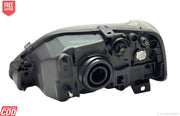 K D Headlight Assembly For Mahindra Logan BLACK (2004-2012) & VERITO (2011-2012) (WITHOUT ADJUSTABLE MOTOR) HEADLIGHT